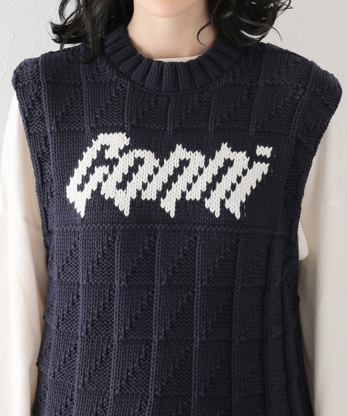 U by SPICK&SPAN(ユーバイスピックアンドスパン)の「【GANNI/ガニー】 コットンロープベスト(ベスト・レディース・ブラック系その他・FREE)」の17枚目の写真