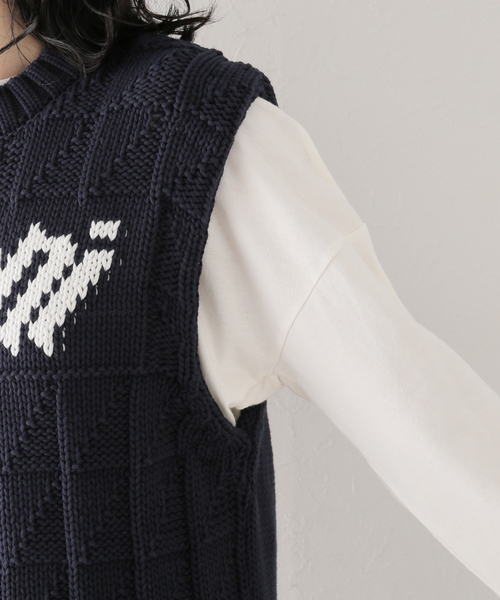 U by SPICK&SPAN(ユーバイスピックアンドスパン)の「【GANNI/ガニー】 コットンロープベスト(ベスト・レディース・ブラック系その他・FREE)」の19枚目の写真