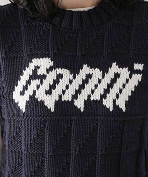 U by SPICK&SPAN(ユーバイスピックアンドスパン)の「【GANNI/ガニー】 コットンロープベスト(ベスト・レディース・ブラック系その他・FREE)」の20枚目の写真