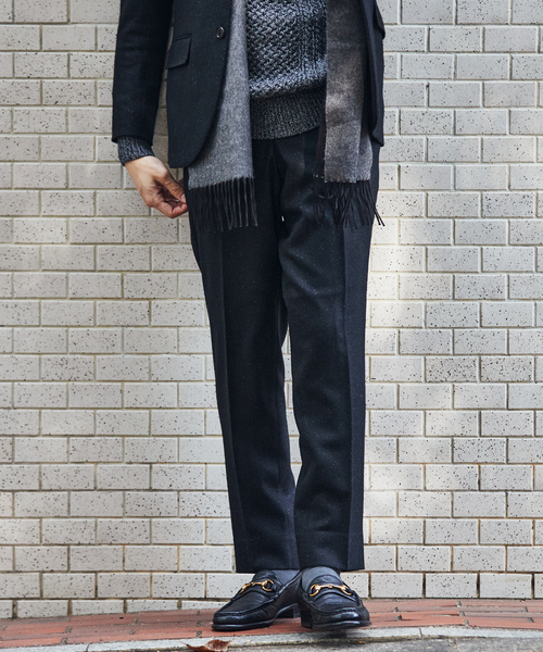 EDIFICE(エディフィス)の「シルクネップ ツイル テーパード パンツ【セットアップ 着用可能】(その他パンツ・メンズ・ライトグレー/カーキ/ネイビー/ブラック・SMALL/MEDIUM/X-LARGE/LARGE)」の18枚目の写真