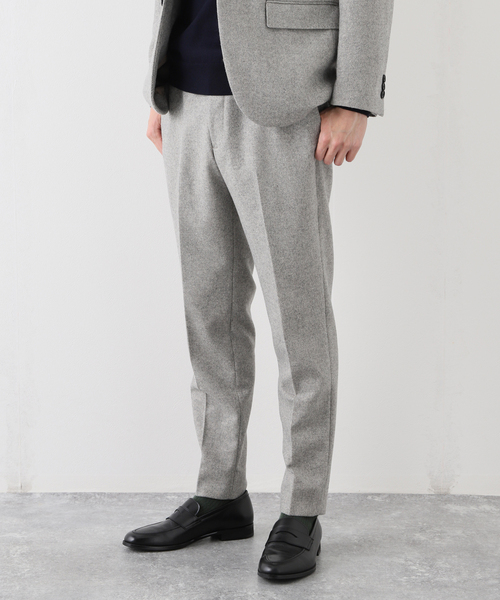 EDIFICE(エディフィス)の「シルクネップ ツイル テーパード パンツ【セットアップ 着用可能】(その他パンツ・メンズ・ライトグレー/カーキ/ネイビー/ブラック・SMALL/MEDIUM/X-LARGE/LARGE)」の21枚目の写真