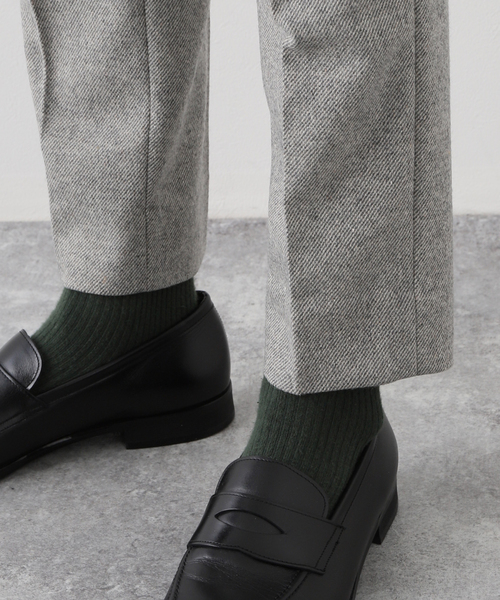 EDIFICE(エディフィス)の「シルクネップ ツイル テーパード パンツ【セットアップ 着用可能】(その他パンツ・メンズ・ライトグレー/カーキ/ネイビー/ブラック・SMALL/MEDIUM/X-LARGE/LARGE)」の22枚目の写真