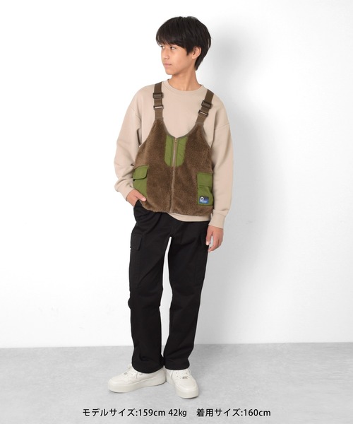 PEN FIELD（ペンフィールド）の「【Penfield】ボアベスト（ベスト・キッズ・ブラウン/ブラック・フリー）」の14枚目の写真