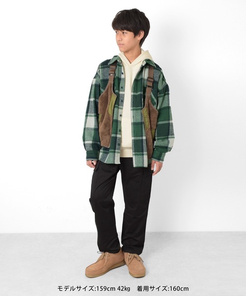 PEN FIELD（ペンフィールド）の「【Penfield】ボアベスト（ベスト・キッズ・ブラウン/ブラック・フリー）」の18枚目の写真