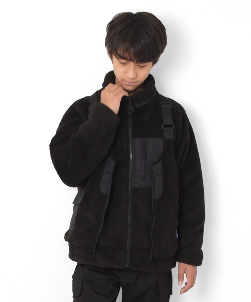 PEN FIELD（ペンフィールド）の「【Penfield】ボアベスト（ベスト・キッズ・ブラウン/ブラック・フリー）」の8枚目の写真