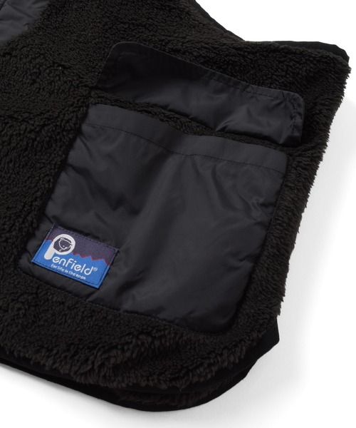 PEN FIELD（ペンフィールド）の「【Penfield】ボアベスト（ベスト・キッズ・ブラウン/ブラック・フリー）」の15枚目の写真