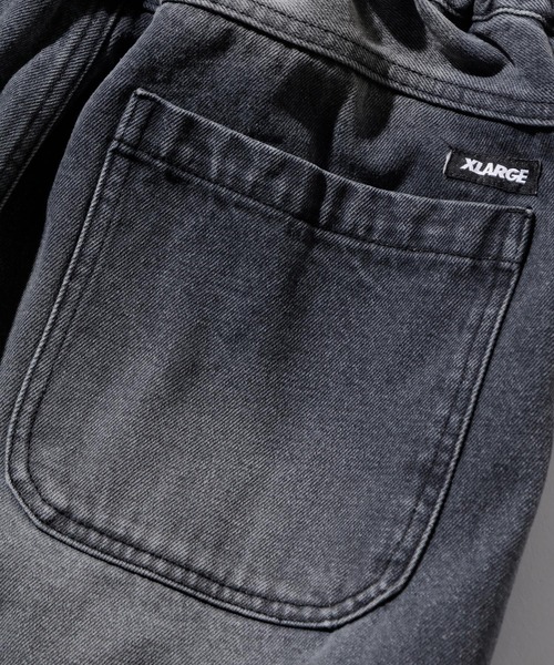 XLARGE（エクストララージ）の「PARTIAL LEOPARD DENIM EASY PANTS