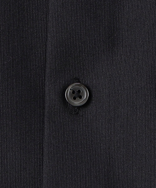 COMME CA ISM(コムサイズム)の「ポリエステル トリコット ショートポイントカラー シャツ(ビジネスシャツ・メンズ・ブラック/ホワイト・SMALL/MEDIUM/LARGE/X-LARGE)」の13枚目の写真