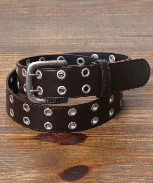 Levi's（リーバイス）の「Levi's/リーバイス 太め40mm ダブルピン ハトメ ベルト（ベルト・メンズ・レッド/ブラック/ダークブラウン/ホワイト・FREE）」の3枚目の写真