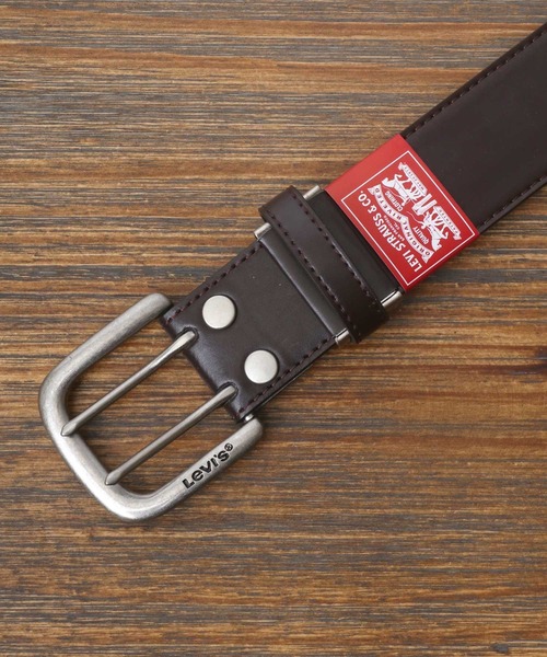 Levi's（リーバイス）の「Levi's/リーバイス 太め40mm ダブルピン ハトメ ベルト（ベルト・メンズ・レッド/ブラック/ダークブラウン/ホワイト・FREE）」の6枚目の写真