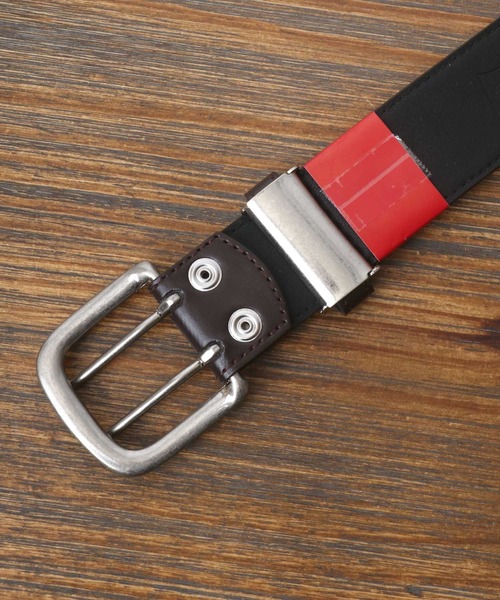 Levi's（リーバイス）の「Levi's/リーバイス 太め40mm ダブルピン ハトメ ベルト（ベルト・メンズ・レッド/ブラック/ダークブラウン/ホワイト・FREE）」の7枚目の写真
