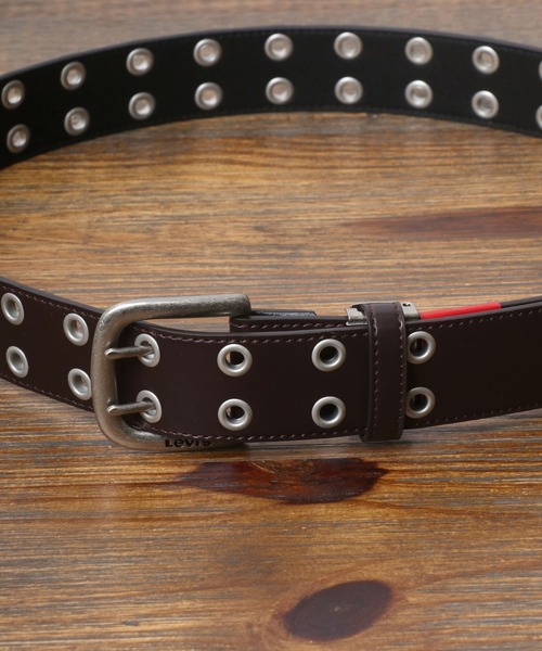 Levi's（リーバイス）の「Levi's/リーバイス 太め40mm ダブルピン ハトメ ベルト（ベルト・メンズ・レッド/ブラック/ダークブラウン/ホワイト・FREE）」の5枚目の写真