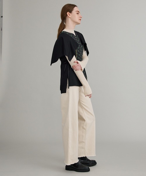 PUBLICTOKYO ジャガード　ブラウス　パブリックトウキョウ　ヴィンテージ PUBLICTOKYO ジャガード ブラウス パブリックトウキョウ