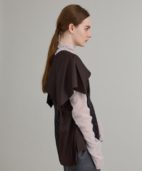 PUBLICTOKYO ジャガード　ブラウス　パブリックトウキョウ　ヴィンテージ PUBLICTOKYO ジャガード ブラウス パブリックトウキョウ