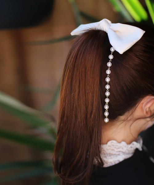 Rora(ローラ)の「ジューリー ヘアゴム(ヘアゴム・キッズ・ブラック/クリーム・フリー)」の7枚目の写真