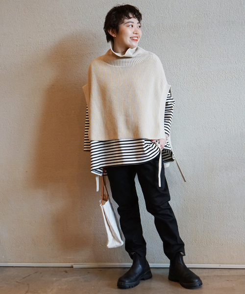 JOURNAL STANDARD - journalstandard luxe ミラノリブボーダー　プルオーバー JOURNAL STANDARD LUXE（ジャーナルスタンダード ラックス）の