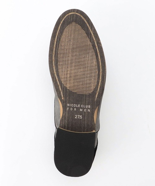 NICOLE CLUB FOR MEN（ニコルクラブフォーメン）の「内羽根プレーントゥシューズ（その他シューズ・メンズ・ライトグレー/ブラック/ネイビー・25.5cm/26.5cm/27.5cm）」の10枚目の写真
