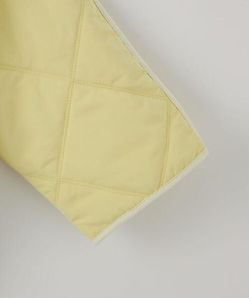 CITEN（シテン）の「＜CITEN＞ノーカラー キルトジャケット（その他アウター・レディース・ライム/オフホワイト・FREE）」の11枚目の写真