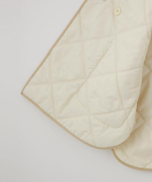 CITEN（シテン）の「＜CITEN＞ノーカラー キルトジャケット（その他アウター・レディース・ライム/オフホワイト・FREE）」の14枚目の写真
