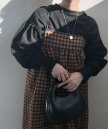 y/m by misato | スリーブボタンカットトップス(Tシャツ/カットソー)