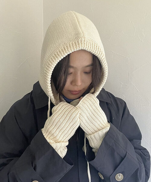 fredy emue（フレディエミュ）の「コットンバラクラバ（ハット・レディース・キナリ/ライトグリーン/ブラウン・FREE）」の8枚目の写真