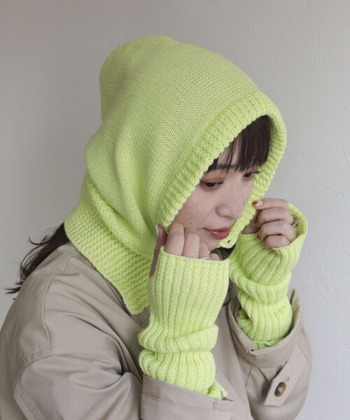 fredy emue（フレディエミュ）の「コットンバラクラバ（ハット・レディース・キナリ/ライトグリーン/ブラウン・FREE）」の12枚目の写真