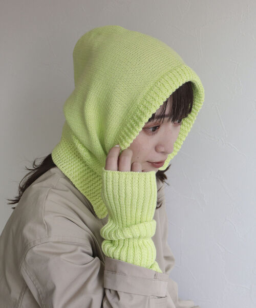 fredy emue（フレディエミュ）の「コットンバラクラバ（ハット・レディース・キナリ/ライトグリーン/ブラウン・FREE）」の13枚目の写真