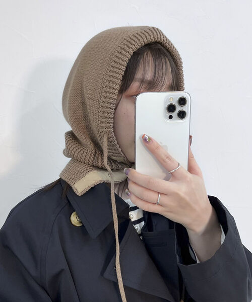 fredy emue（フレディエミュ）の「コットンバラクラバ（ハット・レディース・キナリ/ライトグリーン/ブラウン・FREE）」の15枚目の写真