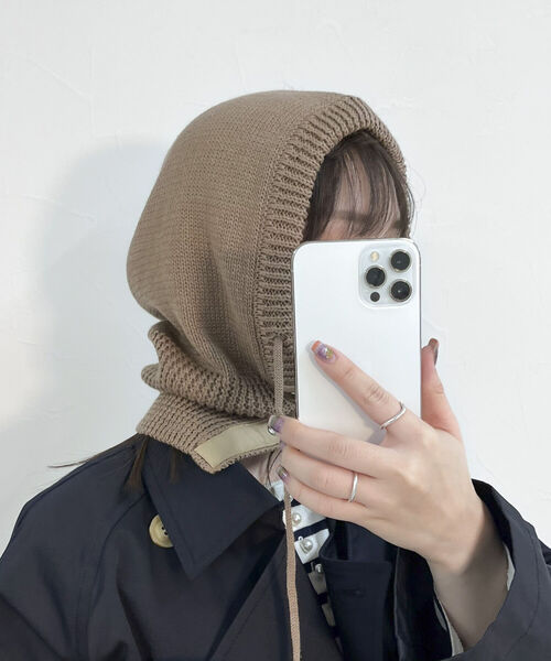 fredy emue（フレディエミュ）の「コットンバラクラバ（ハット・レディース・キナリ/ライトグリーン/ブラウン・FREE）」の16枚目の写真