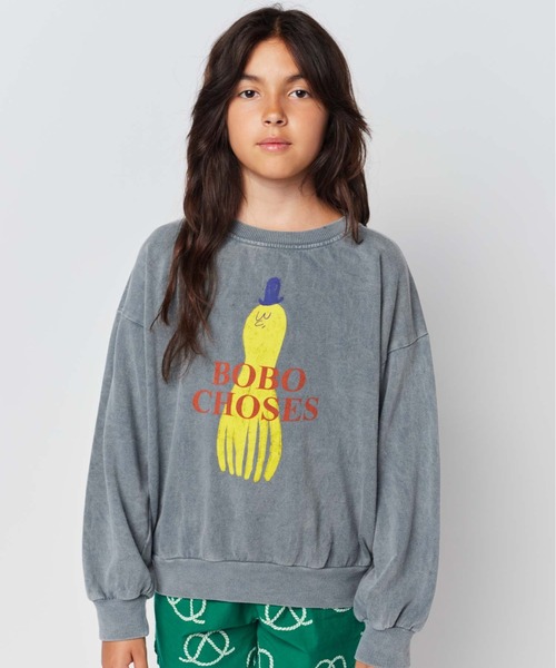 BOBO CHOSES（ボボショーズ）の「Yellow Squid sweatshirt（スウェット