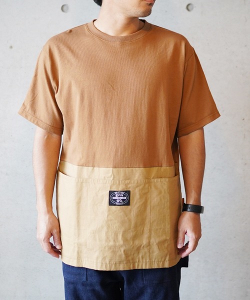 grn(ジーアールエヌ)の「【grn GENERAL LIFE/ジーアールエヌジェネラルライフ】TOOL POCKET TEE ツールポケットTシャツ(Tシャツ/カットソー・メンズ・ブラック/インディゴブルー/ベージュ/ホワイト・M/L)」の3枚目の写真