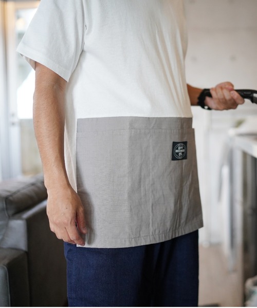 grn(ジーアールエヌ)の「【grn GENERAL LIFE/ジーアールエヌジェネラルライフ】TOOL POCKET TEE ツールポケットTシャツ(Tシャツ/カットソー・メンズ・ブラック/インディゴブルー/ベージュ/ホワイト・M/L)」の1枚目の写真