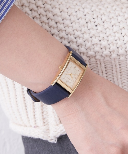 Daily russet（デイリー ラシット）の「角型ベルトウォッチ（アナログ腕時計・レディース・ネイビー/ブラウン/ブラック・FREE）」の22枚目の写真