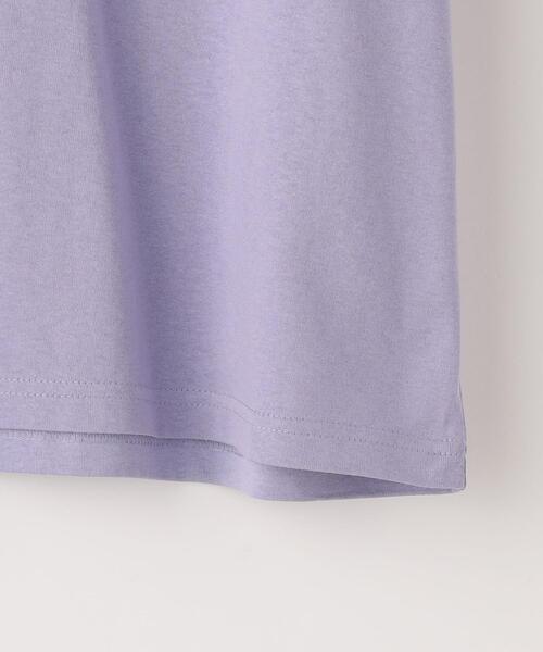 green label relaxing（グリーンレーベルリラクシング）の「【WEB限定】切り替え Tシャツ 100cm-160cm（Tシャツ/カットソー・キッズ・ブラウン/ライム/ライトピンク/オフホワイト/ライラック/オレンジ/ブラック・110cm/140cm/100cm/150cm/120cm/160cm/130cm）」の16枚目の写真