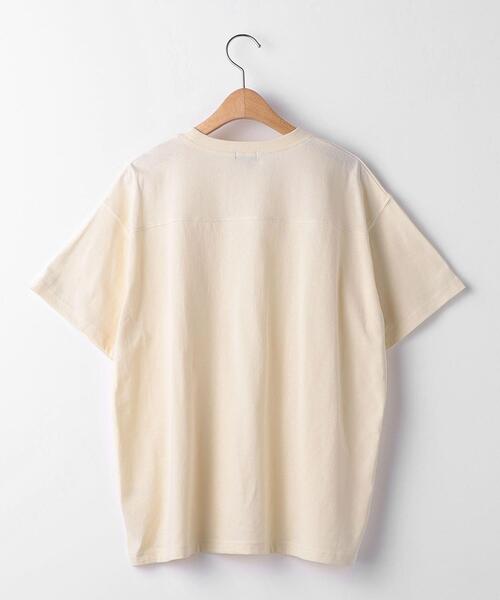 green label relaxing（グリーンレーベルリラクシング）の「【WEB限定】切り替え Tシャツ 100cm-160cm（Tシャツ/カットソー・キッズ・ブラウン/ライム/ライトピンク/オフホワイト/ライラック/オレンジ/ブラック・110cm/140cm/100cm/150cm/120cm/160cm/130cm）」の22枚目の写真