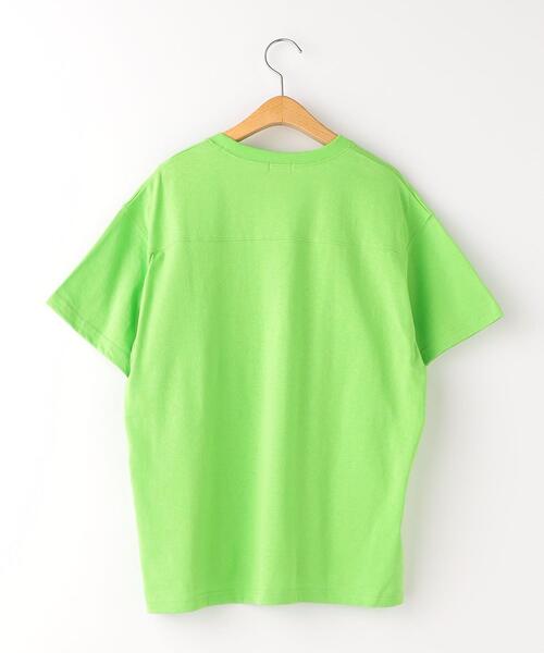 green label relaxing（グリーンレーベルリラクシング）の「【WEB限定】切り替え Tシャツ 100cm-160cm（Tシャツ/カットソー・キッズ・ブラウン/ライム/ライトピンク/オフホワイト/ライラック/オレンジ/ブラック・110cm/140cm/100cm/150cm/120cm/160cm/130cm）」の15枚目の写真