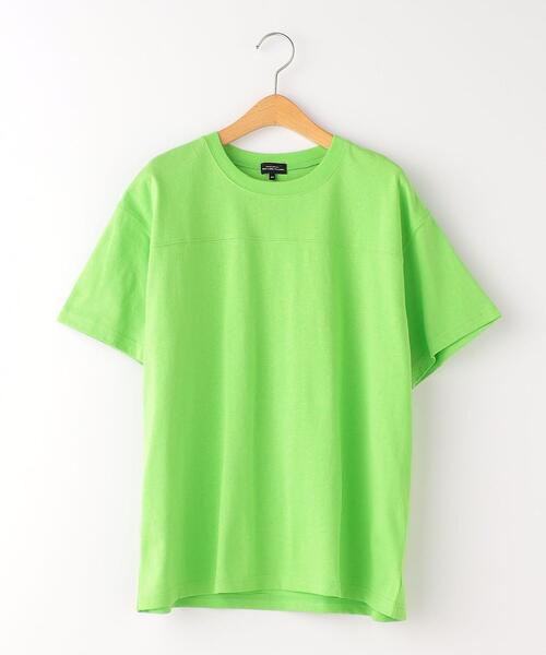 green label relaxing（グリーンレーベルリラクシング）の「【WEB限定】切り替え Tシャツ 100cm-160cm（Tシャツ/カットソー・キッズ・ブラウン/ライム/ライトピンク/オフホワイト/ライラック/オレンジ/ブラック・110cm/140cm/100cm/150cm/120cm/160cm/130cm）」の18枚目の写真