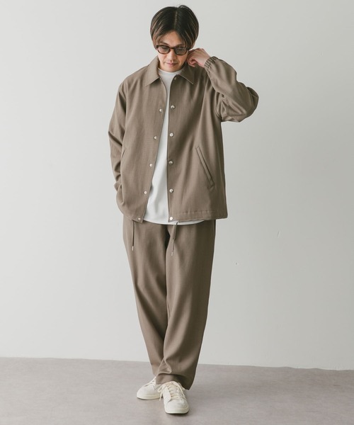 URBAN RESEARCH DOORS（アーバンリサーチドアーズ）の「『セットアップ対応』『吸水速乾』セオアルファワイドトラウザー（その他パンツ・メンズ・ブラック/モカ/ネイビー・LARGE/MEDIUM）」の11枚目の写真