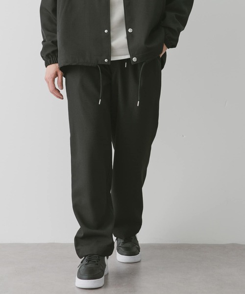 URBAN RESEARCH DOORS（アーバンリサーチドアーズ）の「『セットアップ対応』『吸水速乾』セオアルファワイドトラウザー（その他パンツ・メンズ・ブラック/モカ/ネイビー・LARGE/MEDIUM）」の17枚目の写真