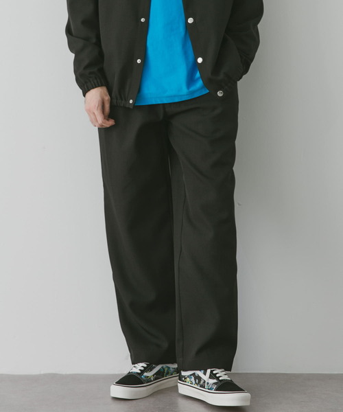 URBAN RESEARCH DOORS（アーバンリサーチドアーズ）の「『セットアップ対応』『吸水速乾』セオアルファワイドトラウザー（その他パンツ・メンズ・ブラック/モカ/ネイビー・LARGE/MEDIUM）」の20枚目の写真