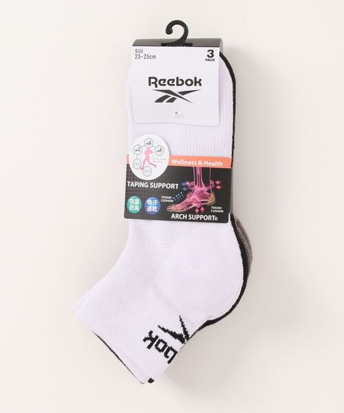 Reebok(リーボック)の「Reebok/リーボック ソックス ショート丈 3足組 足底パイル仕様(ソックス/靴下・レディース・その他1・23-25)」の8枚目の写真