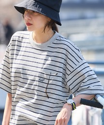 【HECT】Big Border S/S Tee / ビッグシルエットボーダー半袖Tシャツ