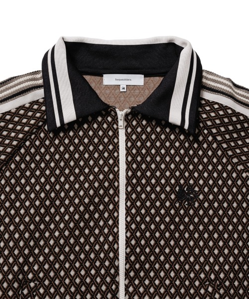 SASQUATCHfabrix.(サスクワァッチファブリックス)の「Sasquatchfabrix./サスクワッチファブリックス/RETRO TRACK JACKET 23SS-CSS-003(ジャージ・メンズ・ブラック/オレンジ・M)」の6枚目の写真