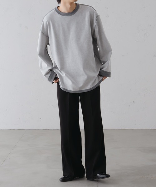 epnok(エプノック)の「リバーシブルポンチロンTee(Tシャツ/カットソー・メンズ・ブラウン/サックスブルー/グレー・SMALL/MEDIUM/LARGE)」の16枚目の写真