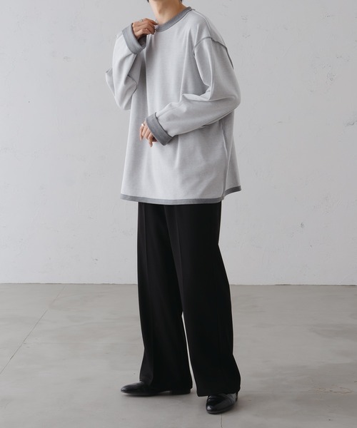 epnok(エプノック)の「リバーシブルポンチロンTee(Tシャツ/カットソー・メンズ・ブラウン/サックスブルー/グレー・SMALL/MEDIUM/LARGE)」の15枚目の写真