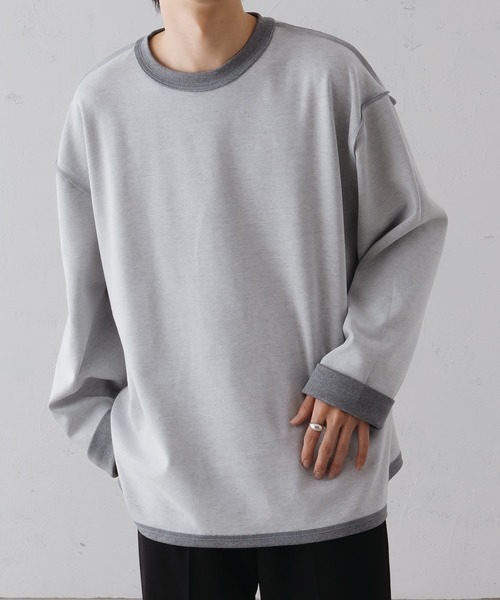 epnok(エプノック)の「リバーシブルポンチロンTee(Tシャツ/カットソー・メンズ・ブラウン/サックスブルー/グレー・SMALL/MEDIUM/LARGE)」の12枚目の写真