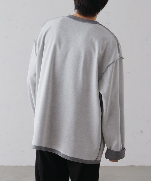 epnok(エプノック)の「リバーシブルポンチロンTee(Tシャツ/カットソー・メンズ・ブラウン/サックスブルー/グレー・SMALL/MEDIUM/LARGE)」の14枚目の写真