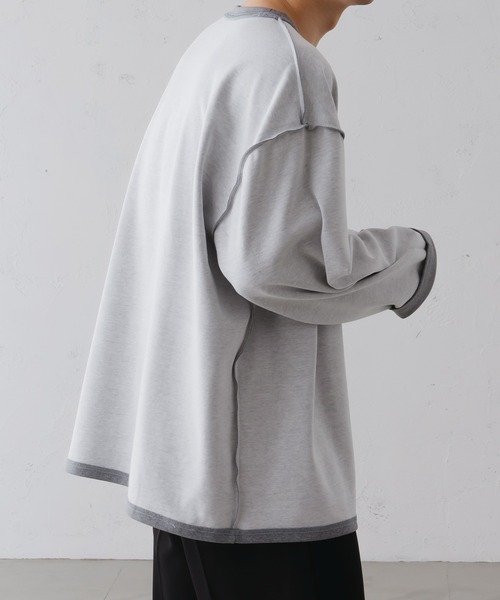 epnok(エプノック)の「リバーシブルポンチロンTee(Tシャツ/カットソー・メンズ・ブラウン/サックスブルー/グレー・SMALL/MEDIUM/LARGE)」の13枚目の写真