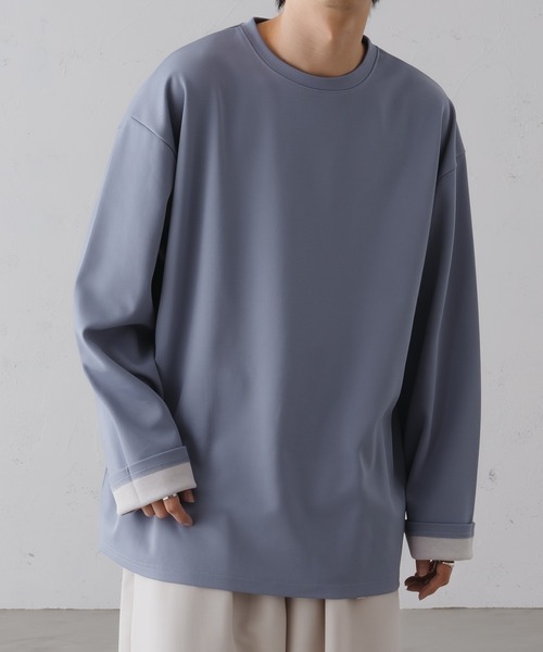 epnok(エプノック)の「リバーシブルポンチロンTee(Tシャツ/カットソー・メンズ・ブラウン/サックスブルー/グレー・SMALL/MEDIUM/LARGE)」の19枚目の写真