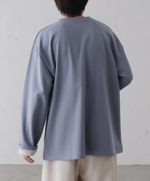 epnok(エプノック)の「リバーシブルポンチロンTee(Tシャツ/カットソー・メンズ・ブラウン/サックスブルー/グレー・SMALL/MEDIUM/LARGE)」の20枚目の写真